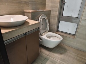 Bathroom in 3 BHK Apartment at Oberoi Realty Esquire, Goregaon East – for Rent