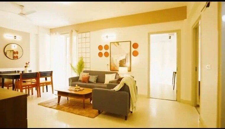 Living Room, godrej-aria 2.5 Bedroom 1494 Sq.Ft. Apartment In Sector 79 Gurgaon 10546861