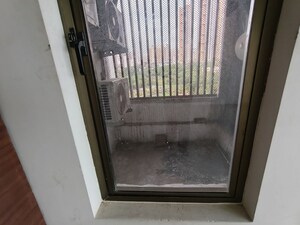 Balcony in 2.5 BHK Apartment at Oberoi Realty Woods, Goregaon East – for Rent