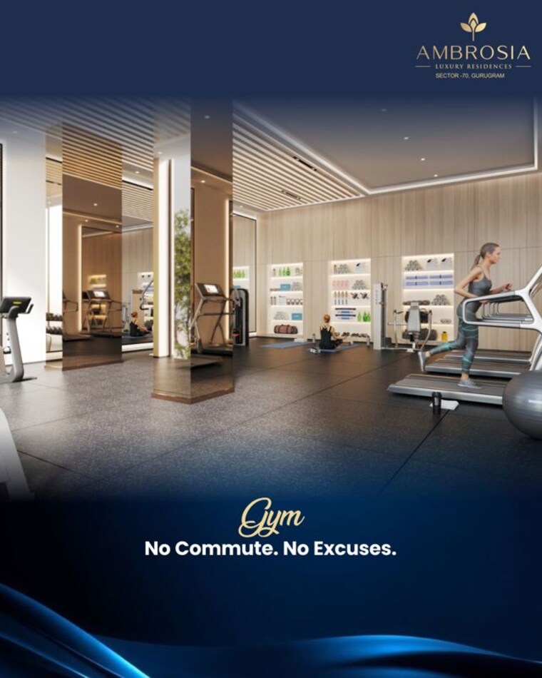 Gym, shree-vardhman-ambrosia 3 Bedroom 2570 Sq.Ft. Apartment In Sector 70 Gurgaon 10545318