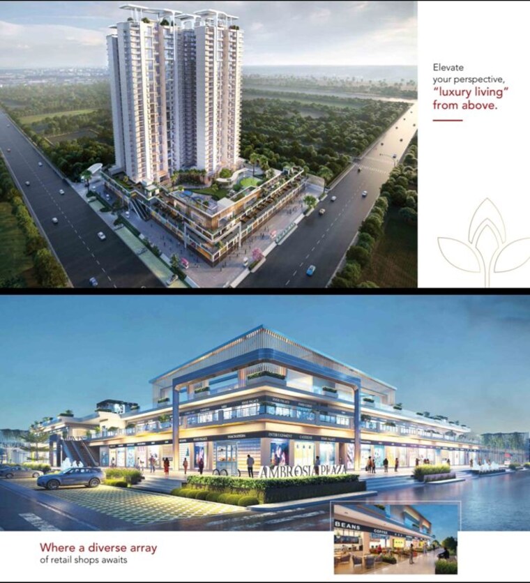 Exterior View, shree-vardhman-ambrosia 4 Bedroom 2870 Sq.Ft. Apartment In Sector 70 Gurgaon 10545378