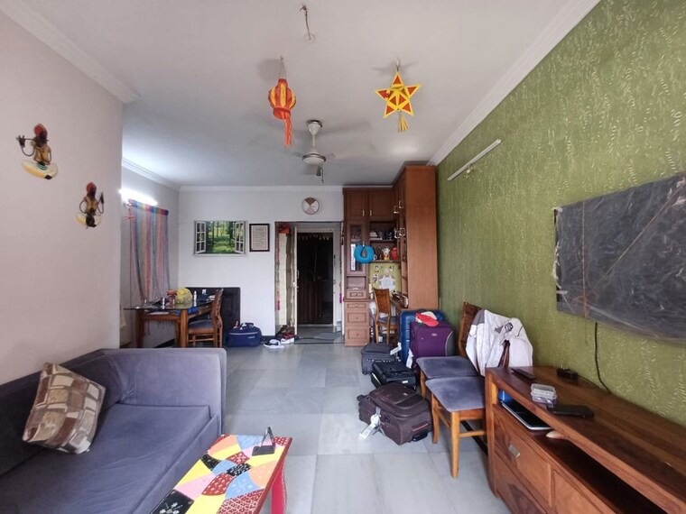 Living Room, maheshwari-niketan-apartment 1 Bedroom 650 Sq.Ft. Apartment In Uthalsar Thane 10545853