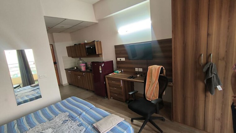 Bedroom, paramount-golfforeste 1 RK 435 Sq.Ft. Apartment In Zeta I Greater Noida Greater Noida 10546954