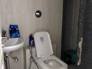 Bathroom in 1 BHK Apartment at Raunak Heights, Ghodbunder Road – for Rent