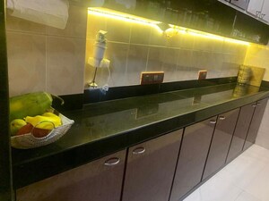 Kitchen in 2 BHK Apartment at Krishna Residency Malad West, Malad West – for Rent