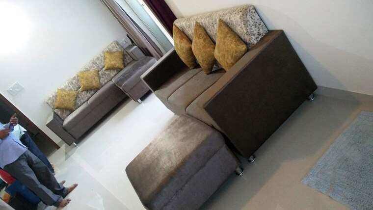 Living Room, five-star-royal-glory 3 Bedroom 1250 Sq.Ft. Apartment In Wakad Pune 10546996
