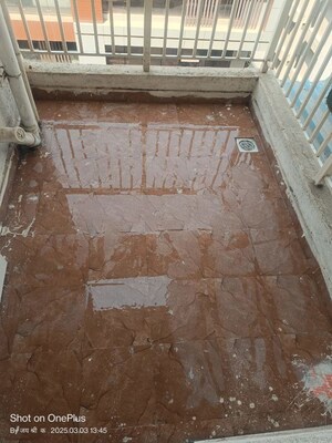 Balcony in 1 BHK Apartment at Aswani Galaxy, Wakad – for Rent