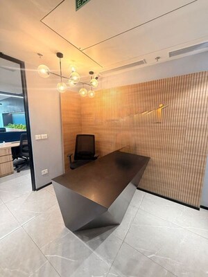 Living Room in  Office Space at One Lodha Place, Lower Parel – for Rent