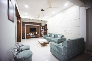 Living Room in 3 BHK Apartment at Sola – for Sale