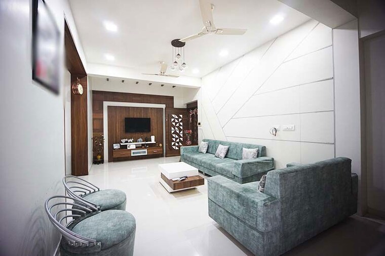 Living Room, sola 3 Bedroom 264 Sq.Yd. Apartment In Sola Ahmedabad 10547081