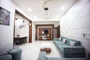 Living Room in 3 BHK Apartment at Sola – for Sale