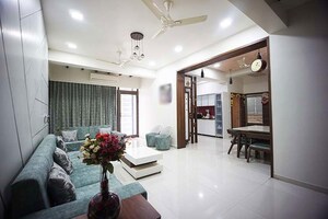 Living Room in 3 BHK Apartment at Sola – for Sale
