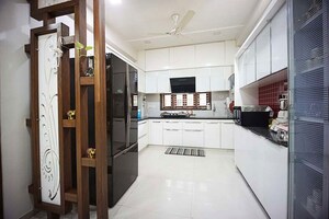 Kitchen in 3 BHK Apartment at Sola – for Sale