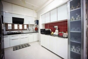 Kitchen in 3 BHK Apartment at Sola – for Sale