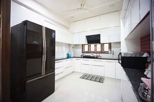 Kitchen in 3 BHK Apartment at Sola – for Sale