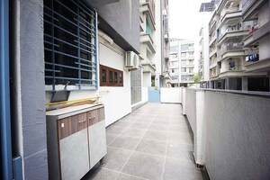 Kitchen in 3 BHK Apartment at Sola – for Sale