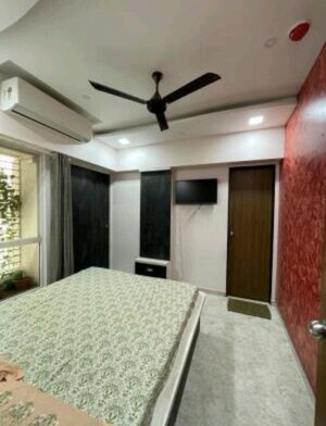 Bedroom in 1 BHK Apartment at Lodha Amara, Kolshet Road – for Rent