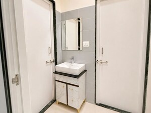 Bathroom in 3 BHK Apartment at Dwarka – for Rent