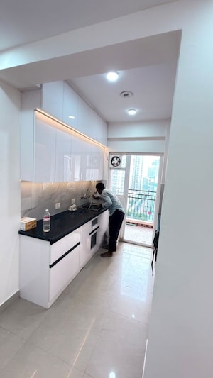 Kitchen in 3 BHK Apartment at Amrapali Silicon City, Sector 76 – for Rent