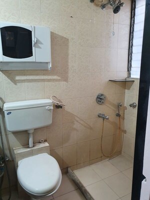 Bathroom in 2 BHK Apartment at Konark Pooram, Kondhwa – for Rent