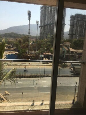Balcony in 2 BHK Apartment at Anant Metropolis Insignia Towers, Kasarvadavali – for Rent