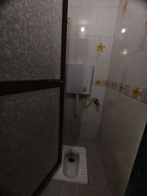 Bathroom in 1 BHK Apartment at Sarthak CHS Goregaon, Goregaon East – for Rent