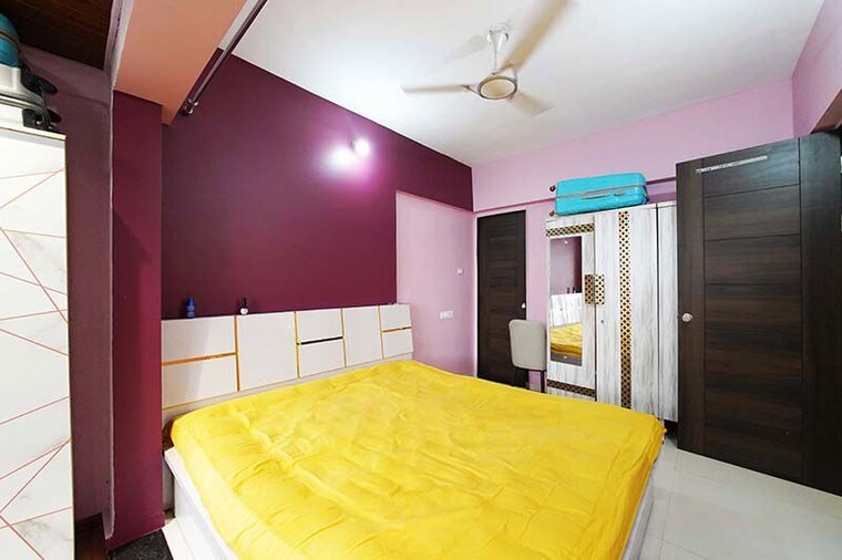 Bedroom, vighnesh-asteria 2 Bedroom 580 Sq.Ft. Apartment In Wakad Pune 10547248
