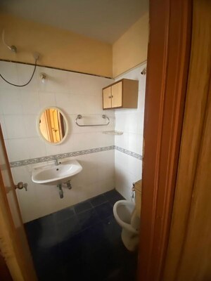 Bathroom in 2 BHK Apartment at Konark Pooram, Kondhwa – for Rent