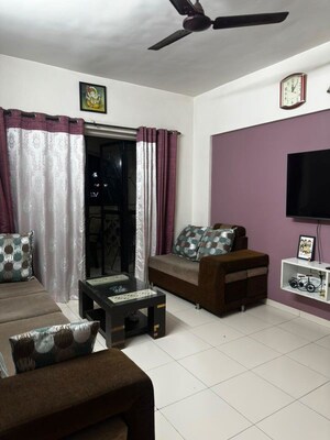 Living Room in 2 BHK Apartment at Nyati Empire, Kharadi – for Rent