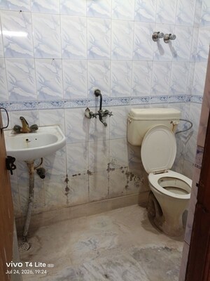 Bathroom in 1 BHK Apartment at Panchsheel Vihar – for Rent
