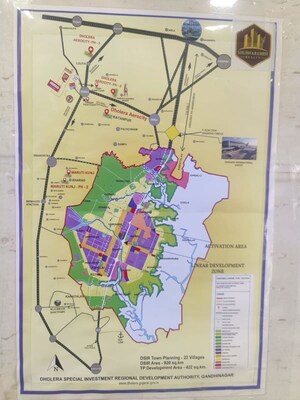  Plot – Map Location View at Dholera - for Sale