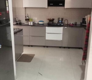 Kitchen in 4 BHK Apartment at La Prisma, Dhakoli – for Rent
