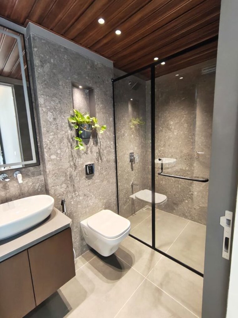 Washroom, shivalik-the-skygaze 4 Bedroom 1600 Sq.Ft. Apartment In Sevasi Vadodara 10442268