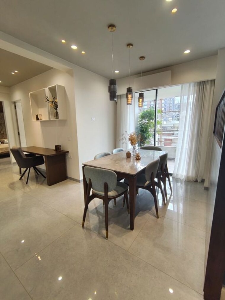 Dinning Area, shivalik-the-skygaze 4 Bedroom 1600 Sq.Ft. Apartment In Sevasi Vadodara 10442268