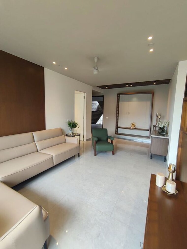 Living Room, shivalik-the-skygaze 4 Bedroom 1600 Sq.Ft. Apartment In Sevasi Vadodara 10442268