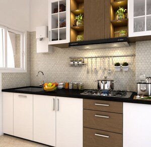Kitchen in 3 BHK Apartment at Chinchbhavan – for Sale