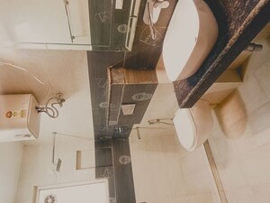 Bathroom in 3 BHK Apartment at Vasant Kunj – for Rent