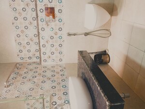 Bathroom in 3 BHK Apartment at Vasant Kunj – for Rent
