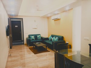 Living Room in 3 BHK Apartment at Vasant Kunj – for Rent