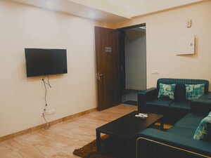 Living Room in 3 BHK Apartment at Vasant Kunj – for Rent