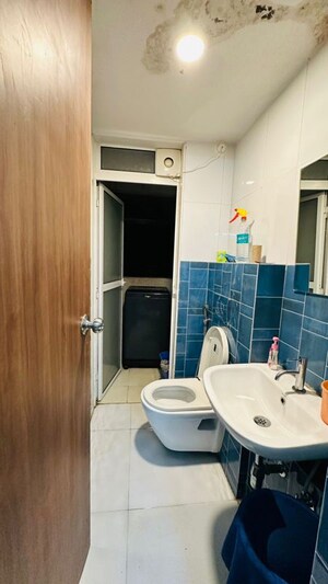 Bathroom in 1 BHK Apartment at Lodha Amara, Kolshet Road – for Rent
