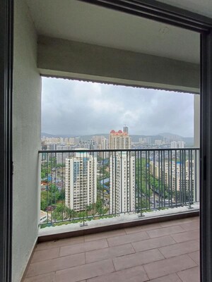 Balcony in 3 BHK Apartment at Kalpataru Immensa, Kolshet Road – for Sale