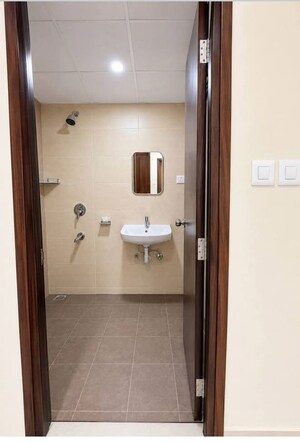 Bathroom in 3 BHK Apartment at Rajapushpa Provincia, Narsingi – for Rent