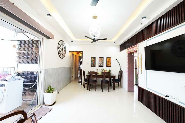 Living Room, kharadi 3 Bedroom 995 Sq.Ft. Apartment In Kharadi Pune 10547415