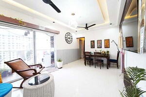 Living Room in 3 BHK Apartment at Kharadi – for Sale