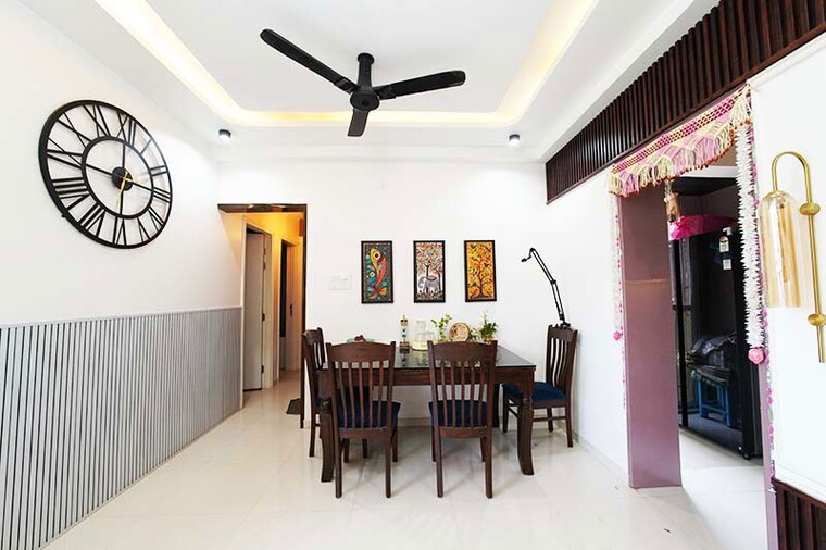 Dining area, kharadi 3 Bedroom 995 Sq.Ft. Apartment In Kharadi Pune 10547415