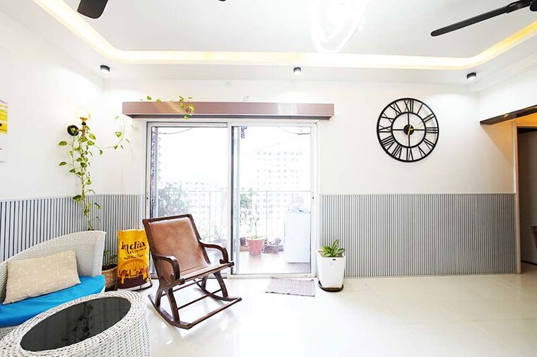 Living Room, kharadi 3 Bedroom 995 Sq.Ft. Apartment In Kharadi Pune 10547415