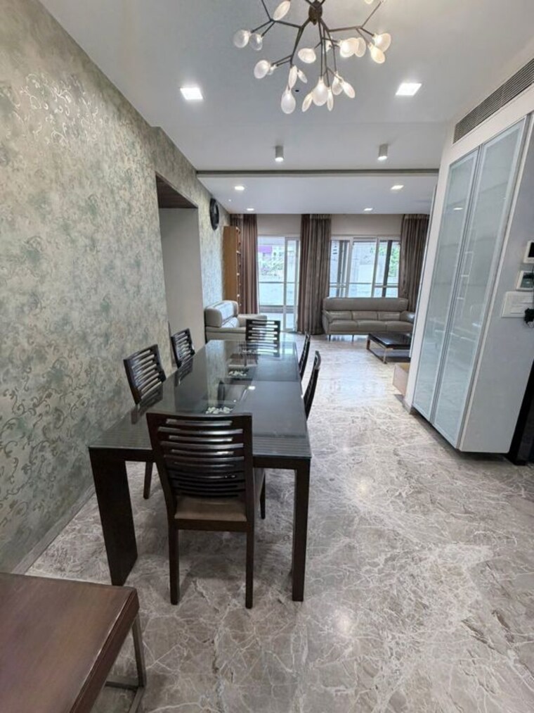 Living Room, kumar-selena-b 4 Bedroom 2000 Sq.Ft. Apartment In Baner Pune 10547584