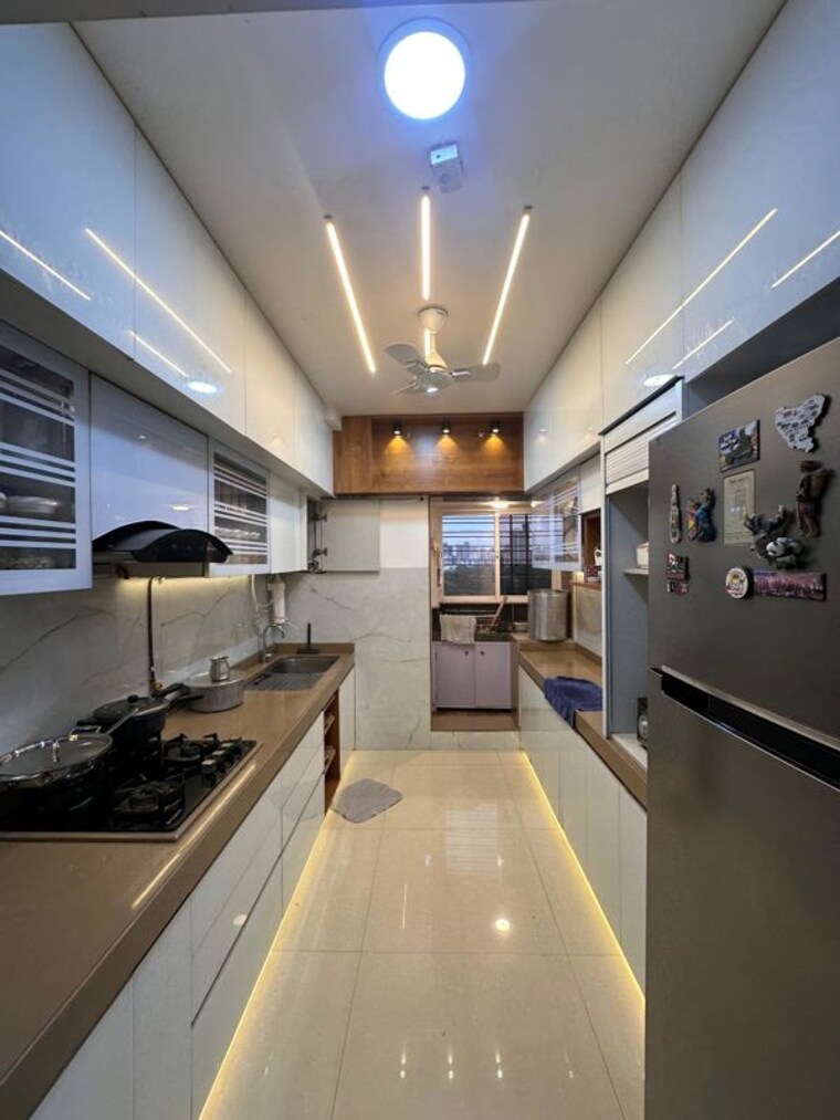 Kitchen, kalpataru-pristine 3 Bedroom 1300 Sq.Ft. Apartment In Manpada Thane 10547578