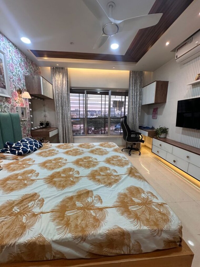 Bedroom, kalpataru-pristine 3 Bedroom 1300 Sq.Ft. Apartment In Manpada Thane 10547578